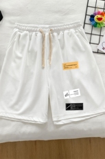 MK37118-P15冰丝短裤男士大码宽松休闲五分裤男运动中裤，男装休闲裤，电商A040