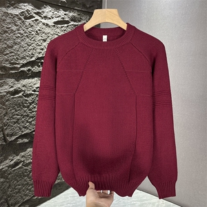 圆领毛衣男士秋冬季韩版简约休闲百搭针织打底衫男潮MY0349-P56图片