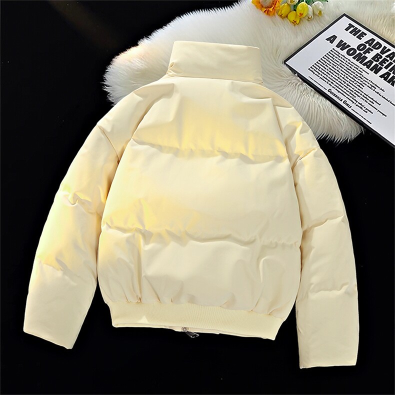 冬季clean纯色棉服潮流中性加厚短款棉衣HZ8816-特P68不议价,男装棉衣,星座610B-1