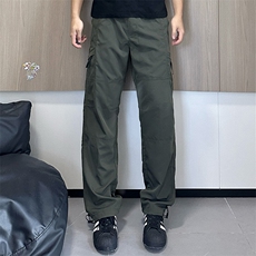 自拍图有大货直筒休闲裤男夏季工装裤2025新款微喇长裤K41-P40，男装工装外套，电商A178