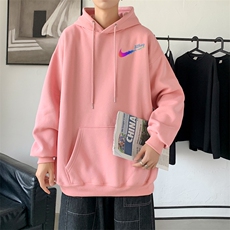 L2364P48新春上新休闲连帽百搭韩潮外套卫衣男情侣装连帽卫衣，男装卫衣，星座510A-1