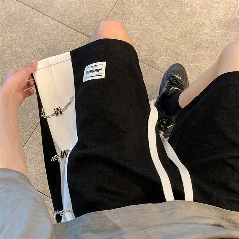 B266-TY09-P45控5823夏季新款宽松休闲配饰短裤五分裤,男装牛仔裤,星座B257-1