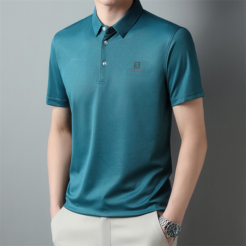 夏季男短袖T恤商务休闲男装中年翻领polo衫半袖上衣ZG1368-P60,男装T恤,星座1105-3