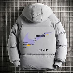 加厚加绒连帽衣男大码服男面包服男MY16259-P100网格挂拍