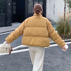 新款主推丝绒羽绒50绒羽绒服2655-P245-K368，女装短外套，2C129