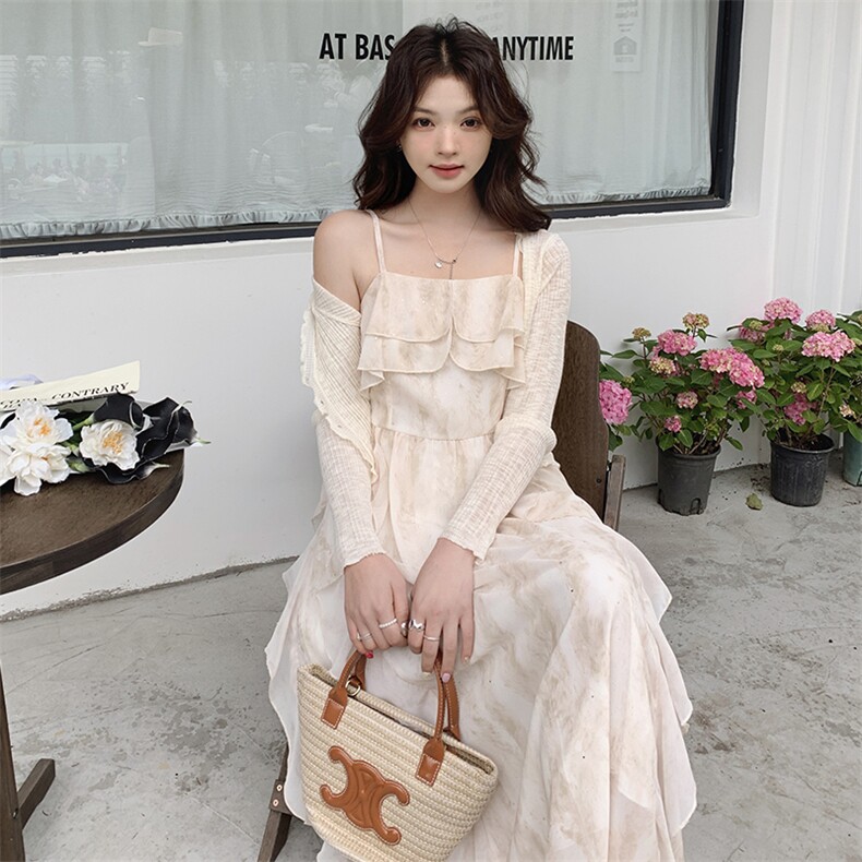 新款主推连衣裙套裙气质女人味P145K218，女装套装/套裙，灵力轩