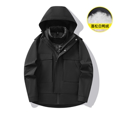 Y5968-P248S-6XL90白鸭绒情侣冬季户外可脱卸三合一羽绒服，男装羽绒服，星座109