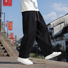 风春夏款亚麻长裤子男女休闲裤宽松哈伦裤K600-P65高品质！，男装休闲裤，星座313B-4（原星座309A-1）