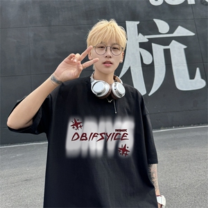 220G夏季新款纯棉圆领短袖T恤DT446-特P19控38图片