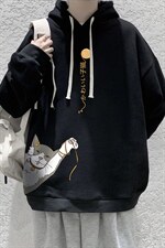 WY2013-P35纯棉连帽卫衣男大码运动帽衫宽松薄外套男，男装卫衣，电商A040