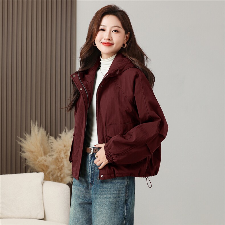 棉衣女冬季加棉加厚纯色保暖外套,女装棉衣/棉服,芙芮
