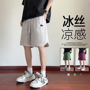 ！2025夏季新款男士字母绣花短裤冲孔五分裤DK362特P28控49图片
