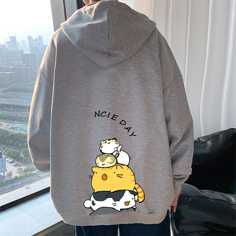 KS21090-P38 加绒-P43 连帽开衫卫衣男运动外套大码班服图片