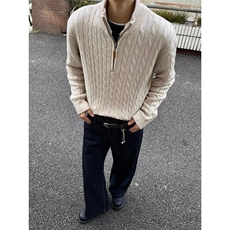 老钱风毛衣拉链501-1-M1212-P65，男装针织衫/毛衣，星座501-1