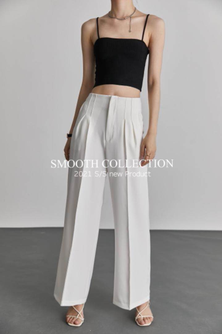 现货春季新款阔腿裤sml，女装，SMOOTH