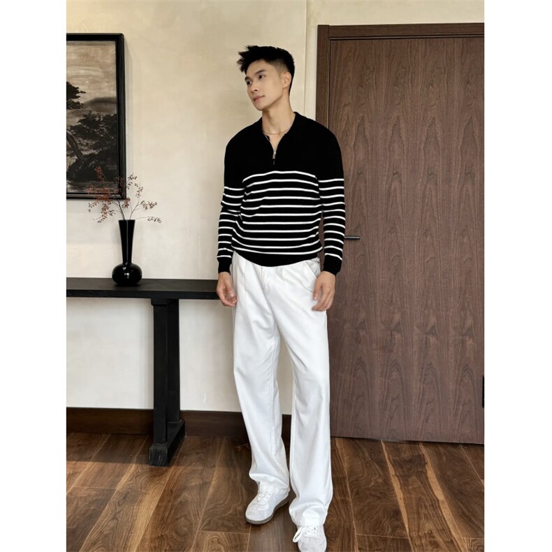polo长袖加厚宽松毛衣针织衫E41071-P68,男装针织衫/毛衣,星座1012-1