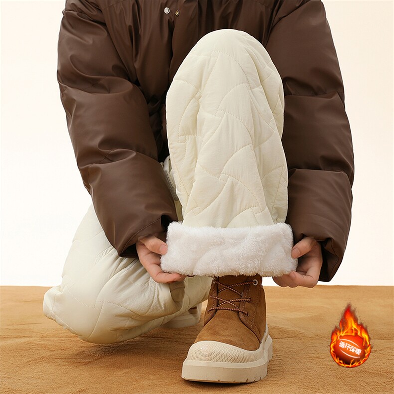 加棉加厚长裤D7026-TP5578韩系高级感夹棉直筒阔腿棉裤男女，男装棉裤，电商A102