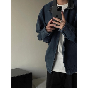 【有货】底特律工装外套男款潮牌高级感拼接夹克JK7704LL-特P68图片
