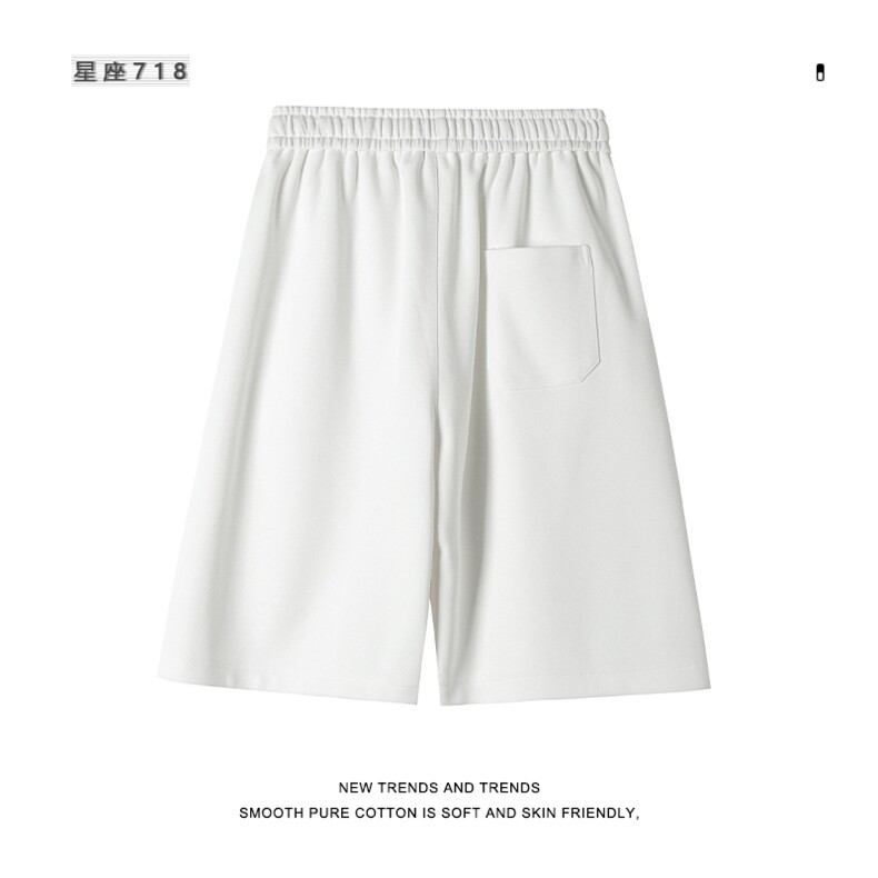 夏季纯色简约休闲潮牌绣标时尚透气直筒裤XD1721特批35,男装休闲裤,星座718