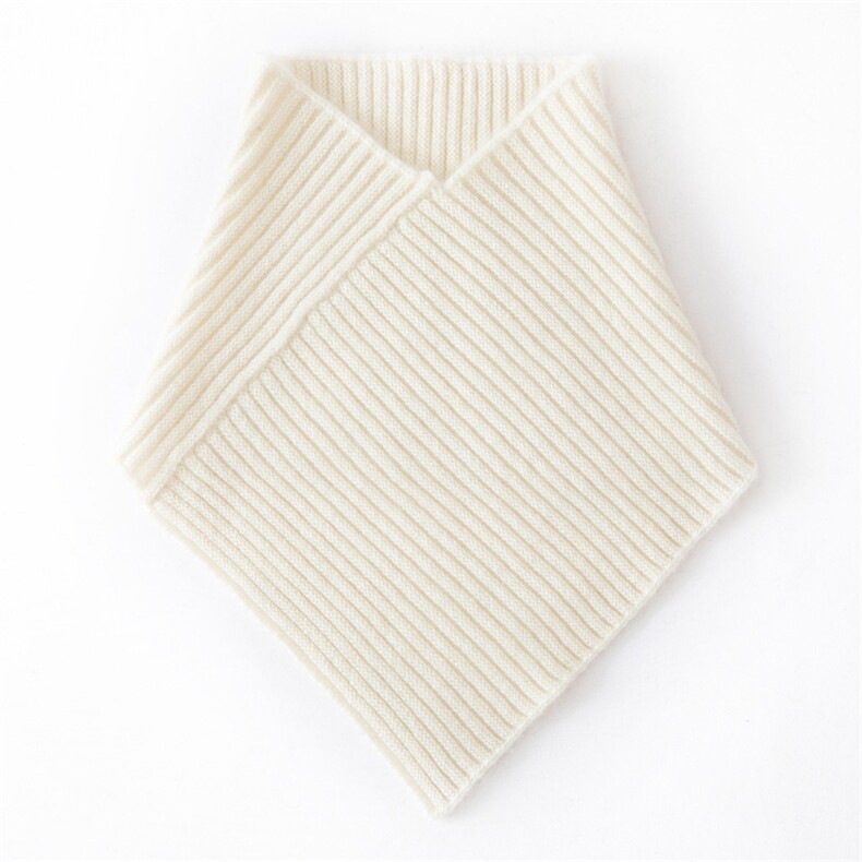 2025年秋季新款百搭女士抽条三角形围脖，围巾，戎咖羊绒