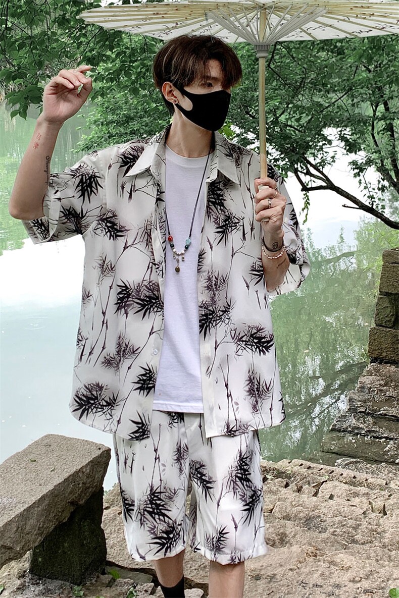 单竹节套装TZ77829特P50衬衫DCS77830特P30DK77831特P20套装控98,男装衬衫,星座226-1