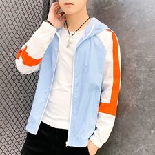 防晒衣服薄款春秋夏季韩版夹克潮流衣服帅气风衣男士外套V99，男装夹克，星座509