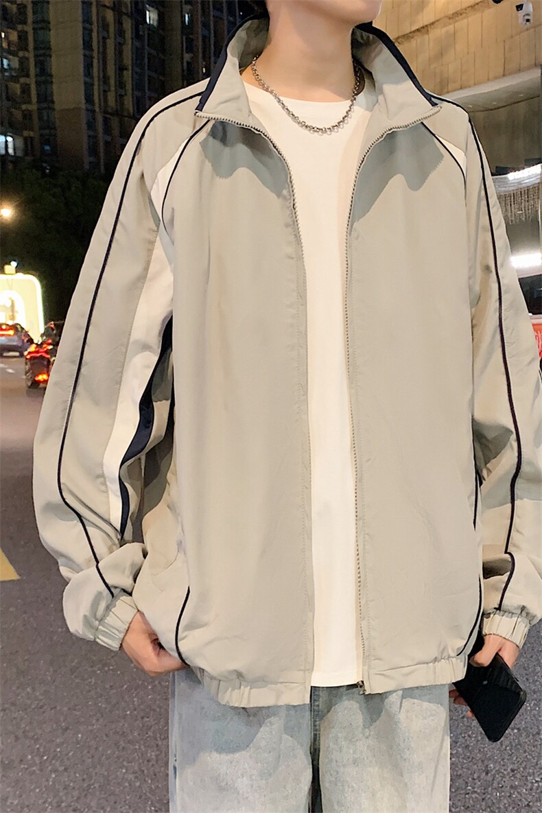 夜景登山户外服小米格防水夹克男士撞色外套上衣A406JK1572P75,男装夹克,星座309（原A406）
