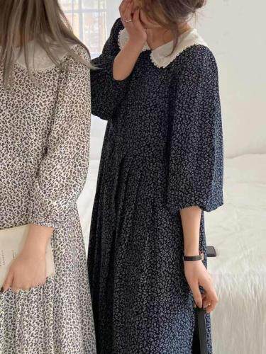 春季新款-小碎花连衣裙，女装连衣裙，LUCY