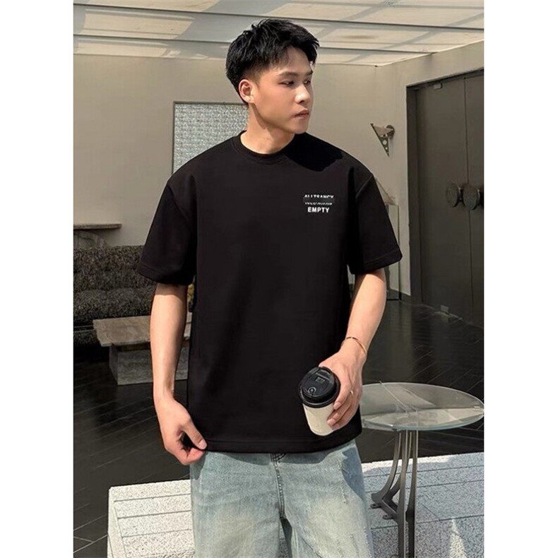 曼巴棉T恤男夏季痞帅印花圆领体恤oversize短袖上衣TD100,男装T恤,星座1116A（原606A-3）