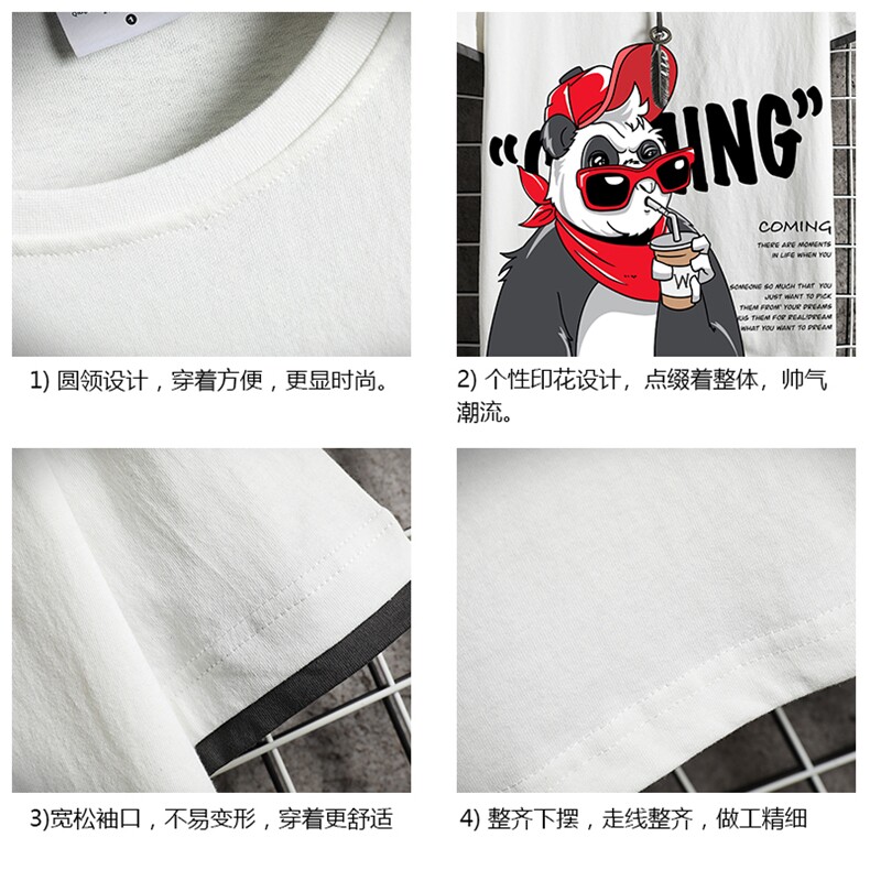 JT55218-P25假两件短袖t恤男大码胖子半袖体恤半截袖网格,男装T恤,电商A040A