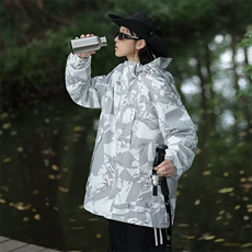秋冬防水防风男女同款户外冲锋衣美式登山机能宽松夹克CF777-P73，男装夹克，星座1109-3