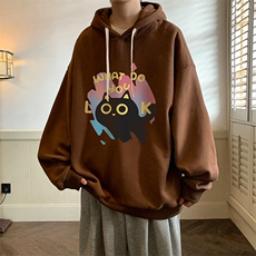 连帽卫衣男大码胖子帽衫大号运动服WY2454-P35，男装卫衣，电商A040