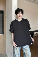 8XL-M高品质！！特大码冰丝速干T恤男透气短袖上衣纯色DX314P25，男装T恤，电商D206-1