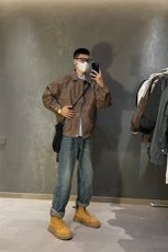 特P80无差价新款百搭拉链春秋时尚夹克外套-HJ5705非网图，男装夹克，电商A003