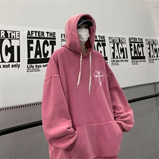 W19XZ517A-6P68秋冬新款水洗做旧卫衣，男装卫衣，星座517A-6
