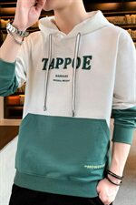 W030字母印花长袖T恤男2021韩版撞色宽松休闲百搭潮牌帅，男装卫衣，电商D310（原电商305）