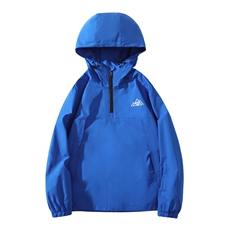 冬新单板防水半拉链滑雪服男加绒内里中性风大码套头外套M79-P120，男装棉衣，电商A001-1