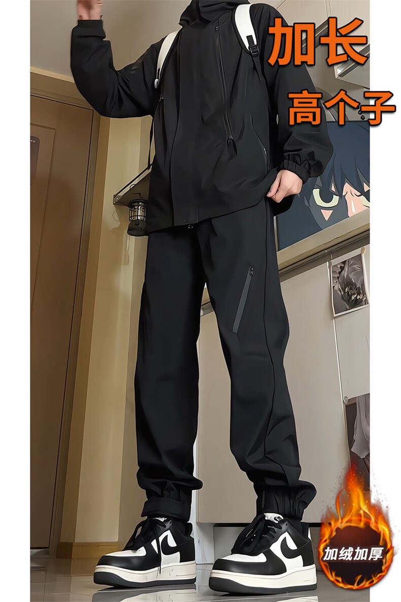 2025春季工装裤子男款美式户外防水防风冲锋裤男长裤百搭休闲裤,男装休闲裤,电商B312