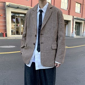 男士格子西装外套K665P63，男装西服，星座1116-2