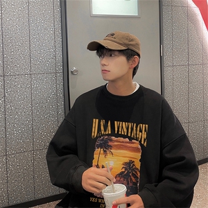 23秋季新款 320G华棉圆领卫衣面布棉WH3221-P35控58图片