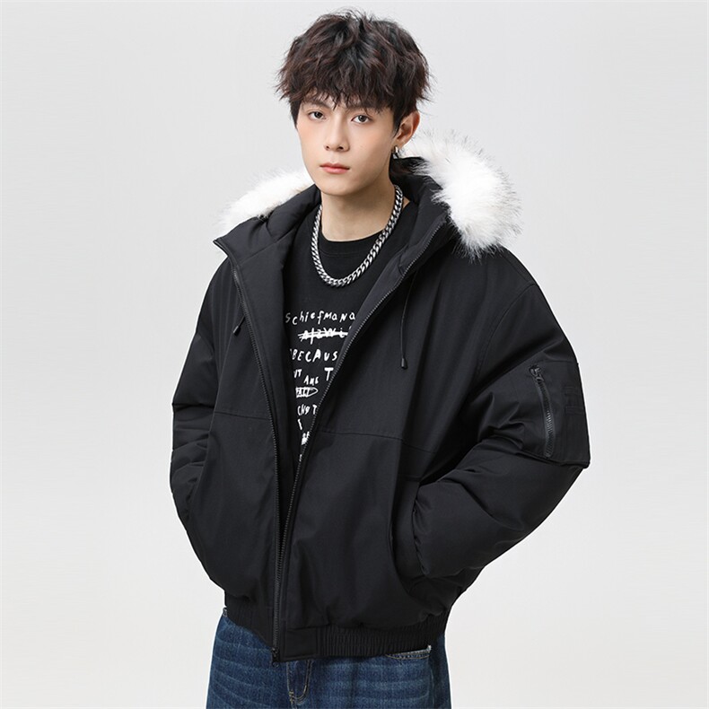 高街潮牌休闲棉衣潮流宽松棉服A161-9982图片