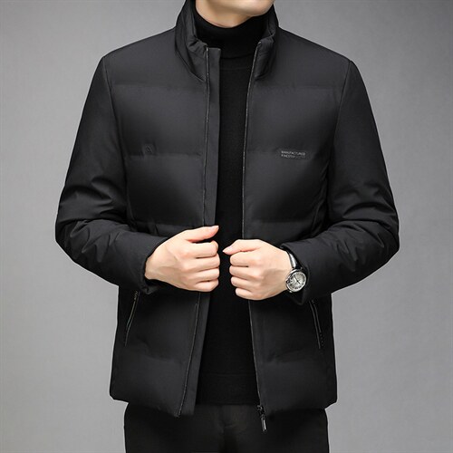 男士新款短款棉衣冬季棉服纯色休闲立领外套中年男装GR3581-P105,男装棉衣,电商B212（原钱塘6029）