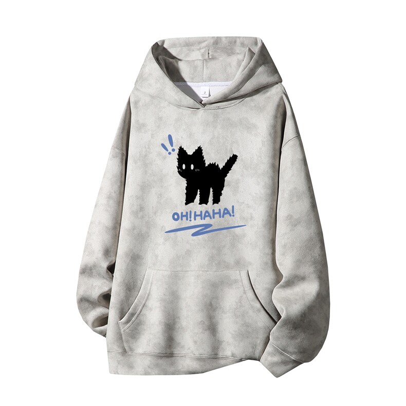 得物供货、重磅420克现货麂皮绒扎染卫衣HD019-1-WL25435ZR-P45,男装卫衣,电商019-1