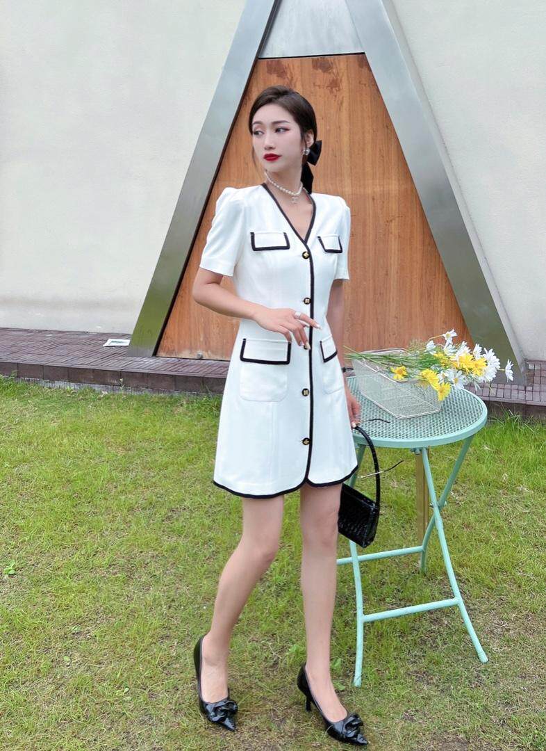 2022夏装连衣裙，女装连衣裙，贻思茗