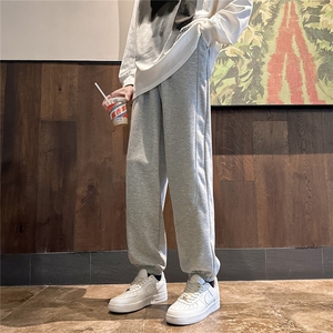 k1067-p35-限价49.9 现货港风中性大码卫裤束脚图片
