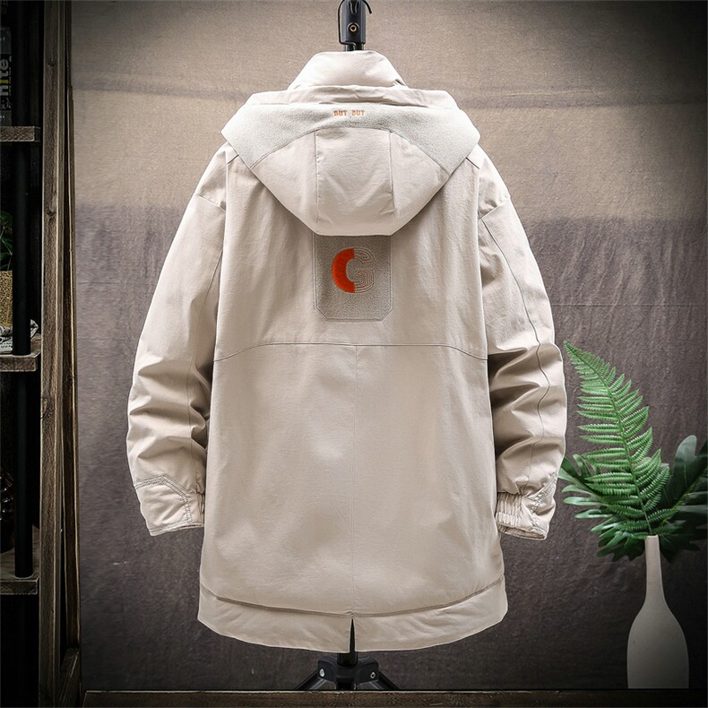 冬季棉袄保暖中长款棉衣男加厚棉服外套潮DS619T,男装棉衣,电商A102