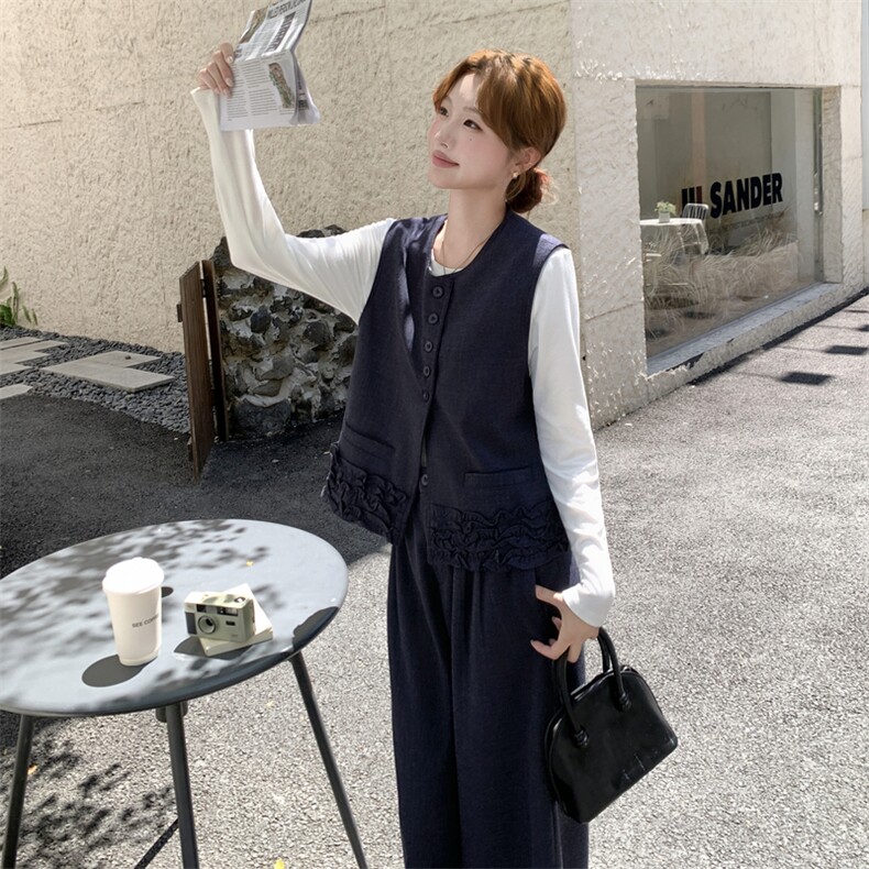 新款主推西装马甲二件套2613-P175-K258,女装套装/套裙,2C129