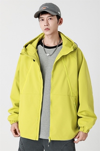 Cityboy情侣 时尚连帽冲锋衣外套夹克 团体班服图片