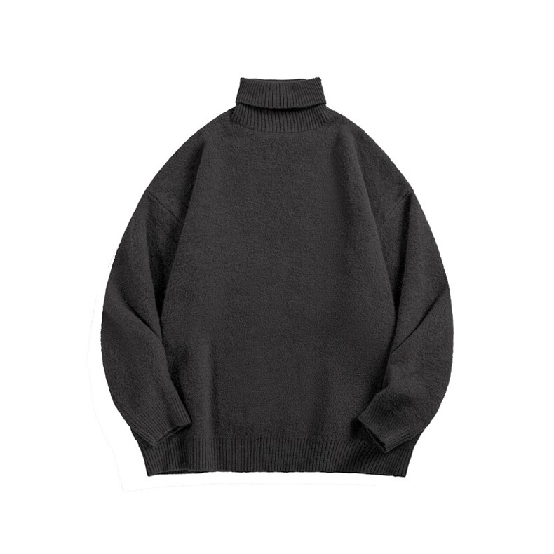 MG9299-CG-BRP45加厚毛衣两翻领加厚毛衣慵懒风男针织衫高领线衫，男装针织衫/毛衣，星座510A-3