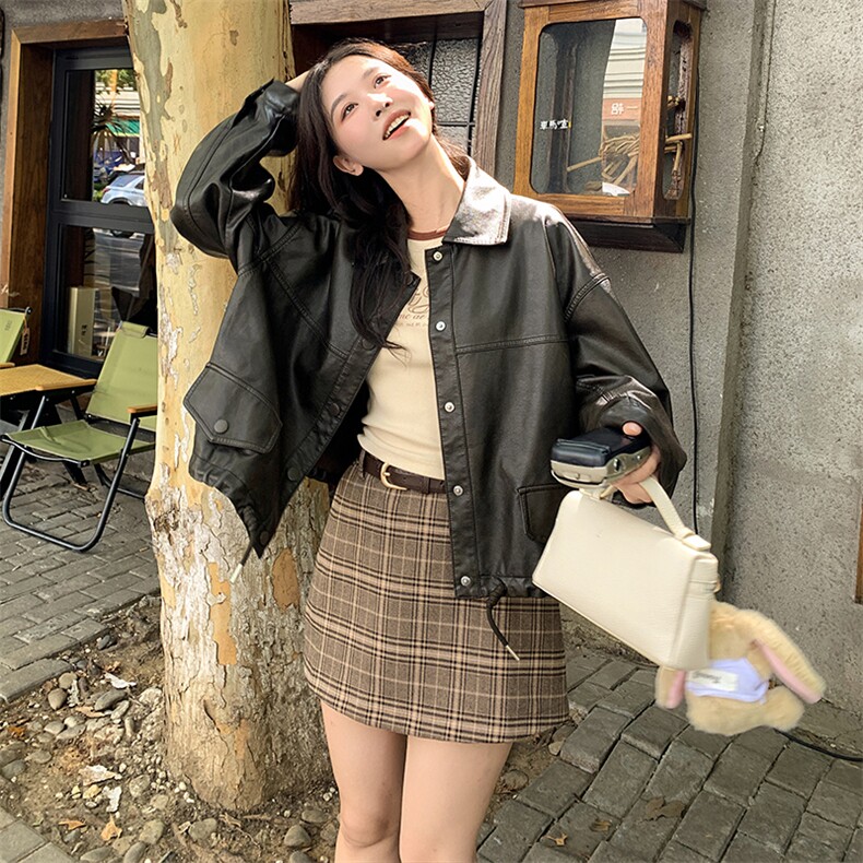 2024【新现货】墨绿色皮衣082-5882P145K218,女装皮衣,浙宝192（原082）